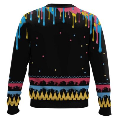 Hooktab Cat Colorful Vintage Ugly Christmas Sweater