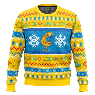 CatDog Nickelodeon Ugly Christmas Sweater