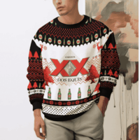 Hooktab Cerveza Dos Equis Ugly Christmas Sweater