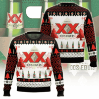 Hooktab Cerveza Dos Equis Ugly Christmas Sweater