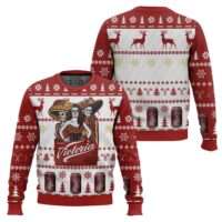 Hooktab Cerveza Victoria Mexican Beer Ugly Christmas Sweater