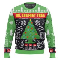 Hooktab Chemist Tree Science Ugly Christmas Sweater