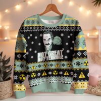 Hooktab Chernobyl Not Great, Not Terrible Ugly Christmas Sweater