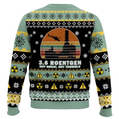 Hooktab Chernobyl Not Great, Not Terrible Ugly Christmas Sweater