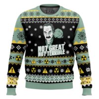 Hooktab Chernobyl Not Great, Not Terrible Ugly Christmas Sweater