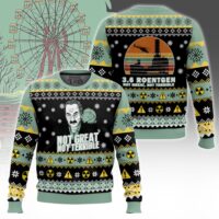 Hooktab Chernobyl Not Great, Not Terrible Ugly Christmas Sweater