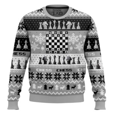 Chess Board Games Ugly Christmas Sweater