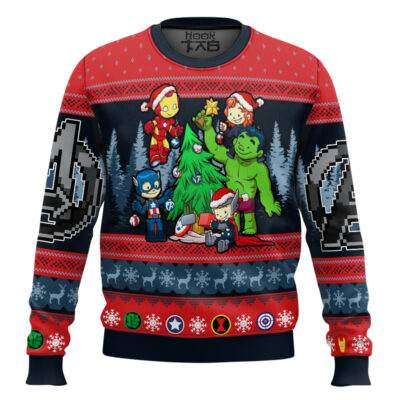 Chibi Avengers Marvel Ugly Christmas Sweater