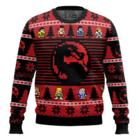 Hooktab Chibi Mortal Kombat Ugly Christmas Sweater