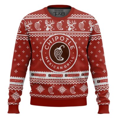 Chipotle Mexican Grill Ugly Christmas Sweater
