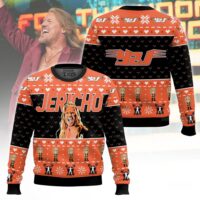 Hooktab Chris Jericho WWE Ugly Christmas Sweater