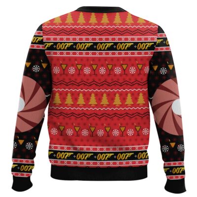 Hooktab Christmas 007 James Bond Ugly Christmas Sweater