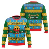 Hooktab Christmas Adventure Time Ugly Christmas Sweater