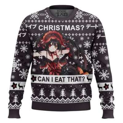 Christmas? Can I Eat That Date A Live Ugly Christmas Sweater