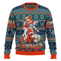 Hooktab Christmas Evangelion Ugly Christmas Sweater