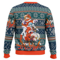 Hooktab Christmas Evangelion Ugly Christmas Sweater
