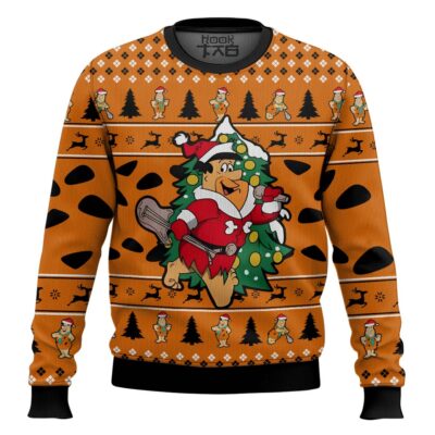 Christmas Fred The Flintstones Ugly Christmas Sweater