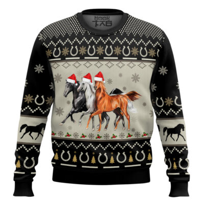 Christmas Horses Ugly Christmas Sweater