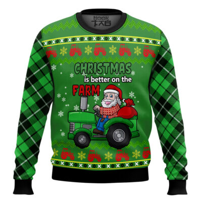 Christmas Is Better On The Farm Ugly Christmas Sweater