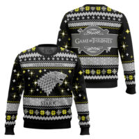 Hooktab Christmas Is Coming House Stark Game Of Thrones Ugly Christmas Sweater