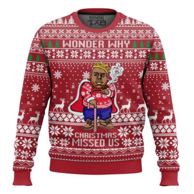 Christmas Missed The Notorious B.I.G Ugly Christmas Sweater