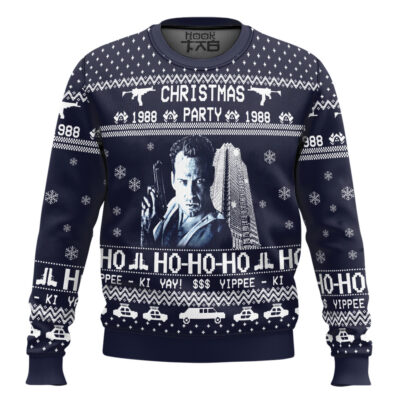 Christmas Party 1988 Die Hard Ugly Christmas Sweater