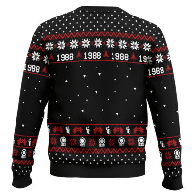 Hooktab Christmas Party Nakatomi Plaza Die Hard Ugly Christmas Sweater