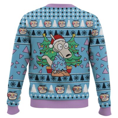 Hooktab Christmas Rocko Rocko’s Modern Life Ugly Christmas Sweater