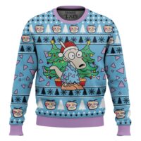 Hooktab Christmas Rocko Rocko's Modern Life Ugly Christmas Sweater