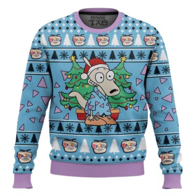 Christmas Rocko Rocko's Modern Life Ugly Christmas Sweater