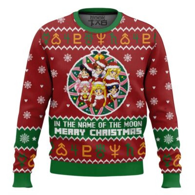 Christmas Sailor Guardians Sailor Moon Ugly Christmas Sweater