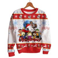 Hooktab Christmas The Charlie Brown and Snoopy Show Ugly Christmas Sweater
