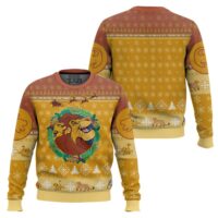 Hooktab Christmas The Lion King Ugly Christmas Sweater
