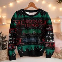 Hooktab Christmas Things Stranger Things Ugly Christmas Sweater