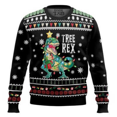 Christmas Tree Rex Ugly Christmas Sweater