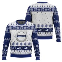 Hooktab Christmas Volvo Ugly Christmas Sweater