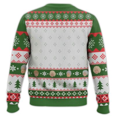Hooktab Christmases Bea White The Golden Girls Ugly Christmas Sweater