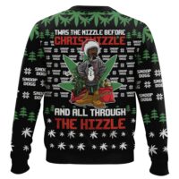 Hooktab Christmizzle Snoop Dogg Ugly Christmas Sweater