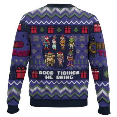 Hooktab Chrono Trigger Good Tidings We Bring Ugly Christmas Sweater