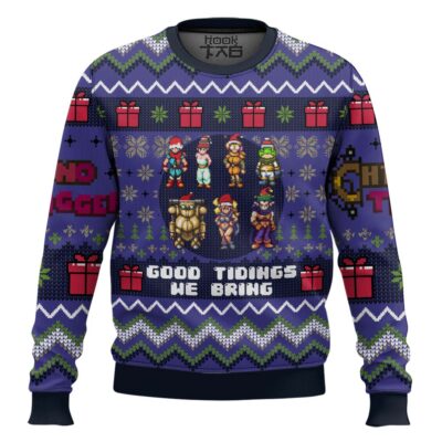 Chrono Trigger Good Tidings We Bring Ugly Christmas Sweater