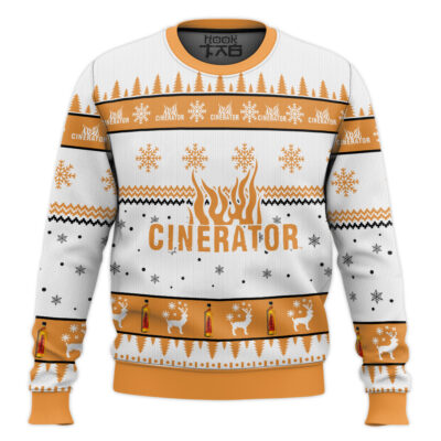 Cinerator Whiskey Ugly Christmas Sweater