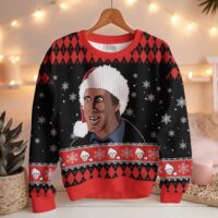 Hooktab Clark Face National Lampoon's Vacation Ugly Christmas Sweater