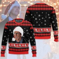 Hooktab Clark Face National Lampoon's Vacation Ugly Christmas Sweater