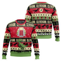 Hooktab Clever Girl Jurassic Park Ugly Christmas Sweater