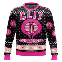 Hooktab Clit Commander Ugly Christmas Sweater