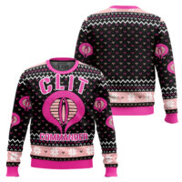 Hooktab Clit Commander Ugly Christmas Sweater