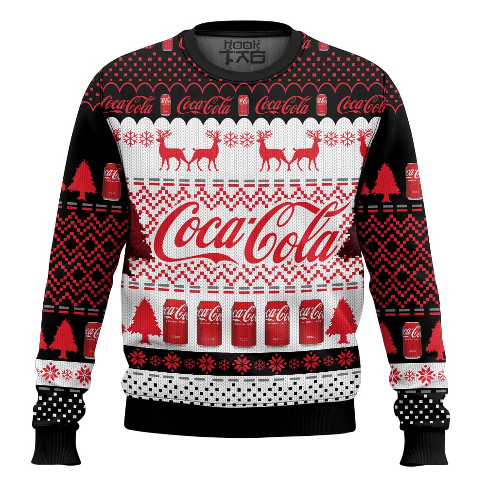 Hooktab Coca-Cola Ugly Christmas Sweater Hooktab Coca-Cola Ugly Christmas Sweater