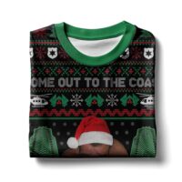 Hooktab Come Out To The Coast, We’ll Get Together, Have A Few Laughs Die Hard Ugly Christmas Sweater