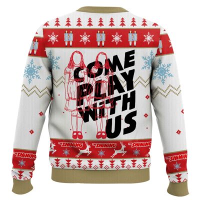 Hooktab Come Play With Us The Shining Ugly Christmas Sweater
