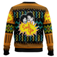 Hooktab Coming To America Soul Glo Ugly Christmas Sweater